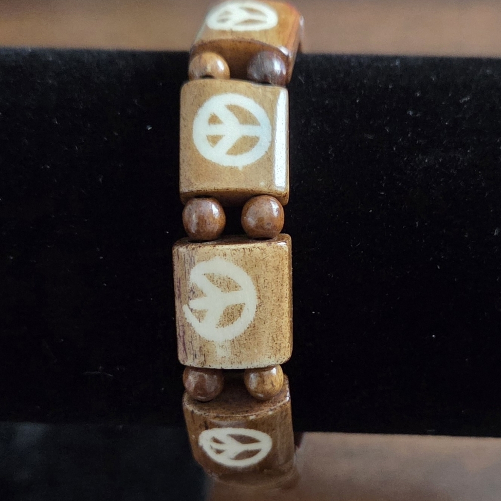 Bohemian Peace Symbol Bracelet